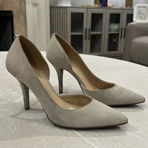 Michael Kors Heels 7.5 Taupe Gray - Picture 1 of 8